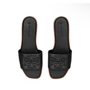 Tory Burch Black Leather Sandals
